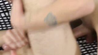 RawTwinkys.com - Tattooed ChristTucker butt slappied by Jason Shephard