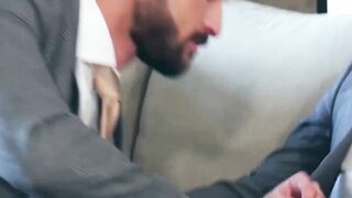 PlayingMen.com - Attorney Javi Grey sucks and rides client Ricky Blue's big dick