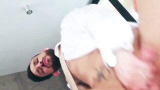 PlayingMen.com - Attorney Javi Grey sucks and rides client Ricky Blue's big dick