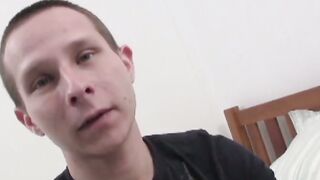 Underwear sniffing and cock rocking by big dick Mike S