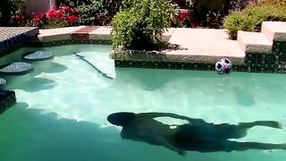 Masturbation session with lovely stud that is in public