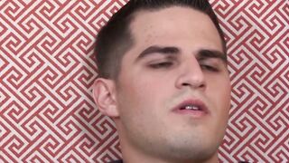 Young recruit is insecure but decides to masturbate for us