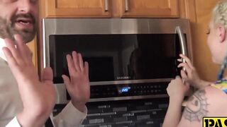 Busty Leya Falcon anally dicked into submission