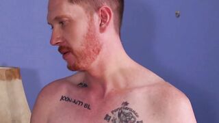 Stepdad Brody Kayman cleans Jay Tees ass before anal pounding