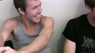 Best straight buds Chris and Kieron are having a wild threesome with slutty Nikki