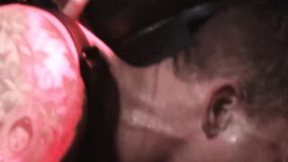 Muscular men enjoys a three way with Isaac X making him worship their cocks