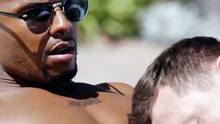 MaleNoir.com - Jacen Zhu's hairy ass hole stuffed with a fat cock