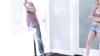 SmallGirlsInPorn.com - Tiny blonde Jane Wilde facialized after intense dick pounding