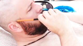 HardcoreBears.com - Tattooed hunk penetrated with big bare cock intensely