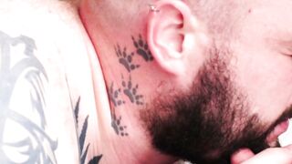 HardcoreBears.com - Cub rimming his lover before nailing his love hole raw vigorously