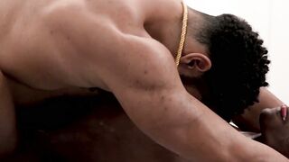 Dominic Young hot and intense barebacking with BBC Brock Johnson
