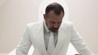 BoyMissionary.com - Mormon elder makes his blond pupil cum after a holy, divine bareb
