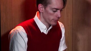 Matthew Steel receives special punishment from Father Aaron Trainer