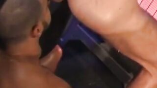 CentralFisting.com - Latino bottom's blowjob before ass fisting