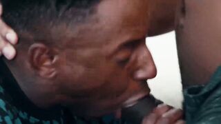 MaleNoir.com - Liam and Timarrie's ebony throat fucking and ass hammering