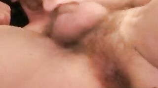MenWorkinXXX.com - Mature guy with glasses plays with his cock and balls