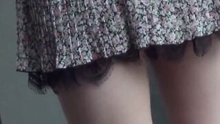 NipponSexTV.com - Japanese babe flashes panties on hidden camera