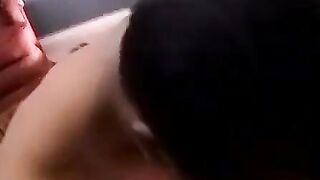 JoeSchmoeXXX.com - Nasty black dude sits his big butt on a giant white pecker