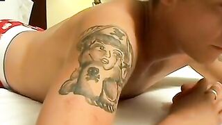 TwinkUndie.com - Young twink's panties dry hump session while reading gay mags