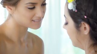Curious best friends Lily Adams and Uma Jolie indulge in an erotic love making