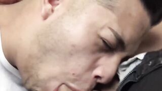 LecheLatinos.com - Jesus surrenders his ass to stepdad Azul's fucking