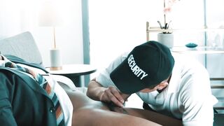 Employee Rocky Vallarta devours Trent Kings BBC monster before breeding