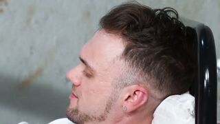 InfernoDungeon.com - Blaze Austin's sloppy blowjob and cum oozing fist