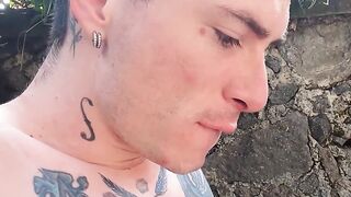 Tatted Axxl Mart barebacks and anal creampies Axel Yerel