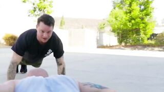 MilitaryHunk.com - Tyler James shows anal fucking skills
