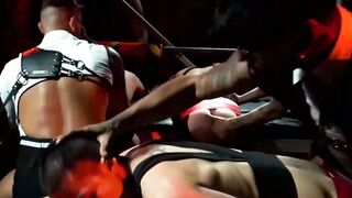 Muscular Viktor Rom and Pablo Bravo ravage assholes in an orgy