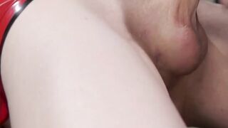 Pissing and ass ramming by hot Roxxie Moth and athletic Tony Orlando