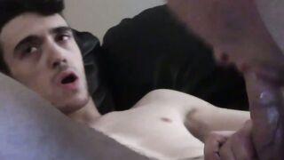 Big ass and dick white guy likes getting rammed and fucked hard in the back