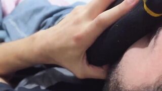 MaleFeetXXX.com - Braided Andre's amazing feet worship experience with a magic reclin
