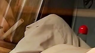 Smoke and stroke fun with magnetic  twink at midnight Hoe 2