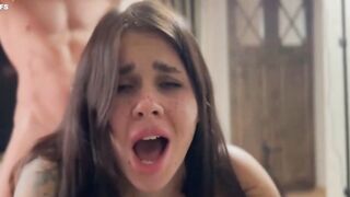 innocent teen have cum in her asshole