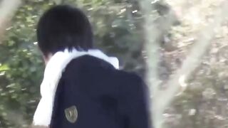 NipponPissTV.com - Homemade video of young Japanese lady pissing in public view