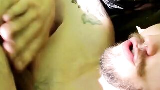 RealAltGuys.com - Inked goth homos with tattoos blow dicks and eat ass outside during