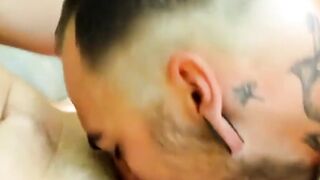 RealAltGuys.com - Inked goth homos with tattoos blow dicks and eat ass outside during