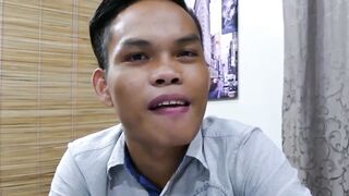 PinoyBoys.com - Asian twink and his older boss take turns for bareback sex session