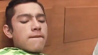 OTBXXX.com - Pretty latino homosexual gets his ass fucked hard by his boyfriend's thi