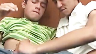 OTBXXX.com - Pretty latino homosexual gets his ass fucked hard by his boyfriend's thi