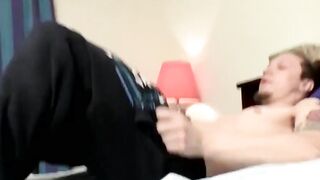 Str8Thugs.com - Max Ward's fleshlight solo session and intense cum shot finale