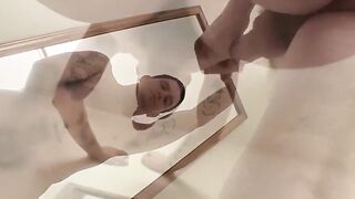 Str8Thugs.com - Lex Lane's mirror-bound jerk off session showcasing his straight hard