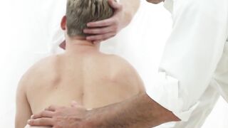 BoyMissionary.com - Beautiful young Mormon reaches orgasm while barebacked by his pas