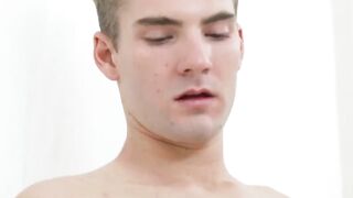 BoyMissionary.com - Beautiful young Mormon reaches orgasm while barebacked by his pas