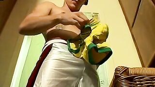 TwinkUndie.com - Good-looking young guy's boxers cock play and masturbation
