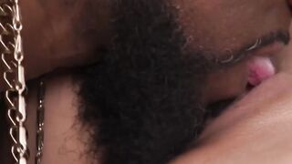 Reyna Belle craves for massive cock and Chocolate God delivers
