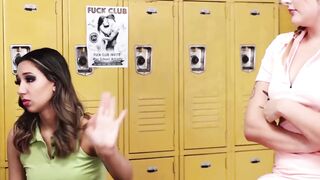 Petite Kimora Quin and Jill Taylor desperately want to lose their virginity in school