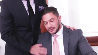 Bearded hunk Dani Robles is roughly raw drilled by hung Dato Foland