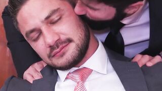 Bearded hunk Dani Robles is roughly raw drilled by hung Dato Foland